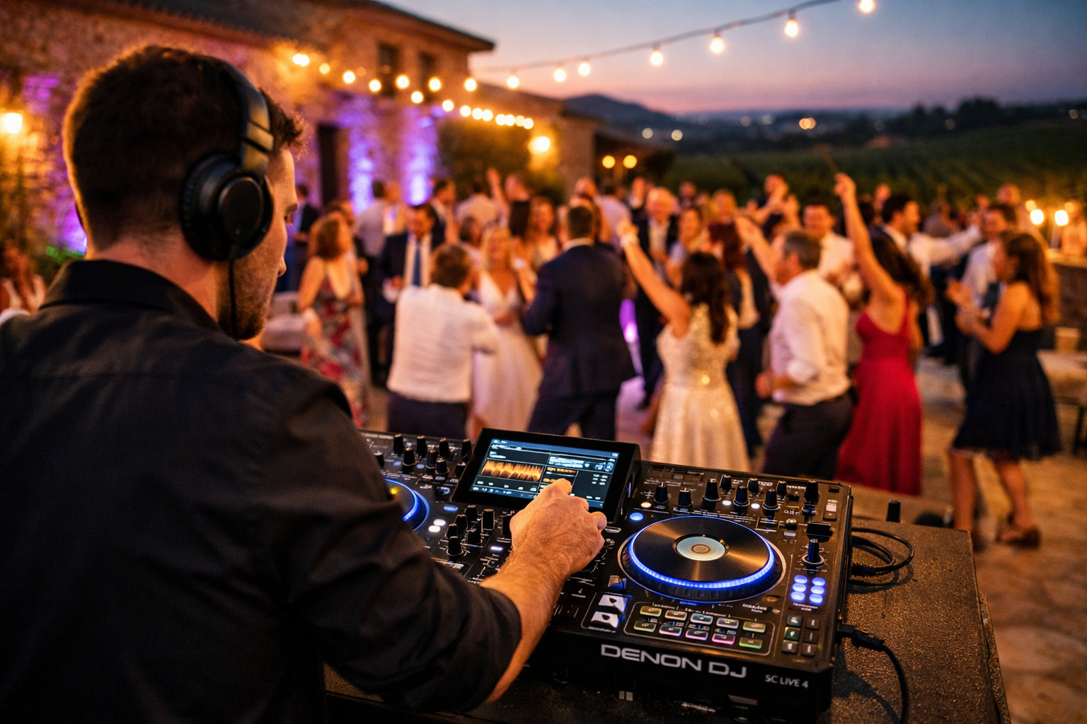 DJ profesional en boda